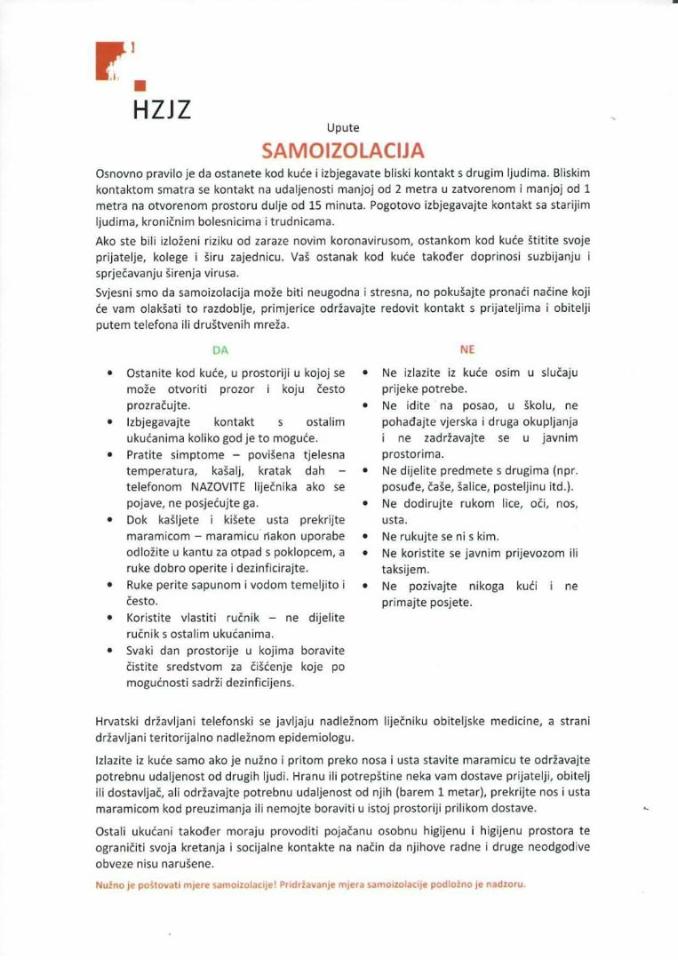 samoizolacija